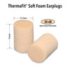 Macks ThermaFit Soft Foam Earplugs, 40 Pair