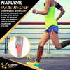 CopperJoint Calf Compression Sleeve for Men & Women, 20-30 mmHg Footless Leg