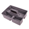 Jiaan Plastic Storage Tray Tote- Versatile Multiuse Caddy with Attached Portable