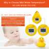 b&h Baby Bath Thermometer, The Infant Bath Floating Toy Safety Temperature Water