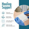 Dynarex DynaGuard Waterproof Dressings, Sterile, Four-Layer Composite Dressing