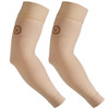 NURCOM Medical Compression Arm Sleeve for Men Women, 2 Pack, No Silicone