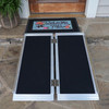 Portable Wheelchair Ramp 3FT, gardhom Non Skid Aluminum Folding Wheelchair Ramp