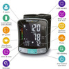 HealthSmart Digital Premium Wrist Blood Pressure Monitor with Cuff That Measures