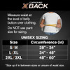 Copper Fit X-Back Brace for Lower Back Pain, Lumbar Support, Herniated Disc