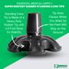 Essential Medical Supply Super Big Foot Self Standing Replacement Cane Tip