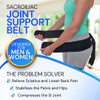 EverRelief SI Belt Hip Brace- Sacroiliac Joint Support for Men & Women-Fully