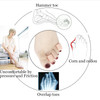 5 Pairs Gel Open Toe Sleeves, Toe Protector, Toe Tubes Pinky Toe Sleeve