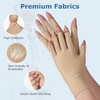 NURCOM Compression Arthritis Gloves Support for Women & Men, Relieve Pain &
