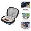 Hummingbird Floral Pill Case, Weekly Portable Pill Bag Container 7 Days Pill Box