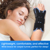 Velpeau Carpal Tunnel Wrist Brace with Thumb Stabilizer Night Support