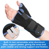 Velpeau Carpal Tunnel Wrist Brace with Thumb Stabilizer Night Support