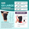 BraceAbility Plus Size Neoprene Knee Sleeve
