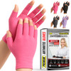 Compression Arthritis Gloves for Women and Men, Fingerless Rheumatoid Arthritis