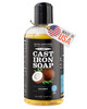 CLARK'S Cast Iron Cleaner 12 oz, Made in USA, Plant Based Coconut Cast Iron Soap