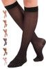 ABSOLUTE SUPPORT Sheer Compression Socks for Women 15-20 mmHg
