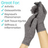 Vive Compression Arthritis Gloves - Comfortable Fit