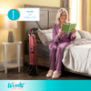 Stander Space Saver Walker, Lightweight Folding Rolling Mobility Aid for Seniors