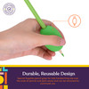 Special Supplies Egg Pen-Pencil Grips for Kids and Adults Colorful, Cushioned