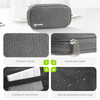 AUVON Canvas Bag Travel Pill Organizer 2 Times a Day, Large AM/PM Weekly Pill