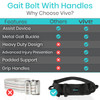 Vive Gait Belt (300lbs) Transfer Belt with Handles