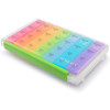 Sukuos Large Weekly Pill Organizer 7 Day (4 Times a Day), Moisture-Resistant