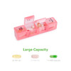 Sukuos Large Weekly Pill Organizer 7 Day (4 Times a Day), Moisture-Resistant