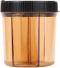 Trenton Gifts 6 Section Pill Box Organizer Black