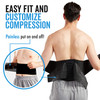 Bodyprox Lumbar Support Back Brace for Men and Women (Regular 28" - 50")
