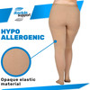 Made in USA - Womens Opaque Compression Tights 20-30mmHg for Circulation