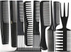 Annie Professional Comb Set 10Ct Black