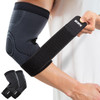 Rakiie Elbow Support Brace for Men and Women, 2 Pack Elbow Compression Sleeve