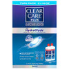 Clear Care Plus with Hydraglyde Cleaning & Disinfecting Solution Twin Pack