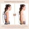 Fit Geno Posture Corrector for Women: Adjustable Lightweight Upper Back Brace