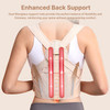 Fit Geno Posture Corrector for Women: Adjustable Lightweight Upper Back Brace