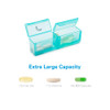 BUG HULL Pill Organizer 2 Times a Day, Large Weekly Pill Box AM PM, 7 Day Pill