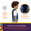 Special Supplies Sensory Compression Vest Deep Pressure Comfort (Blue, Small)