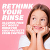 ACT Kids Anticavity Fluoride Mouthwash, Sugar & Alcohol Free Mouth Rinse Strengthens Teeth, Bubble Gum Blowout, 16.9 fl. oz.
