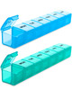 BUG HULL Weekly Pill Organizer Large 2 Packs, Extra Large Travel Pill