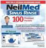 NeilMed Sinus Rinse All Natural Relief Premixed Refill Packets 100 Each