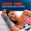 FEATOL Wrist Brace Carpal Tunnel, Night Support Brace with Wrist Splint