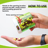 Vitamin Organizer Large Pill Dispenser 4 Compartment Portable Pill Organizer