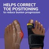 Dr. Scholl's BUNION RELIEF & TOE CORRECTOR // Massaging Gel Bunion Splint & Big