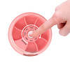 INVODA Weekly Pill Organizer 7 Compartment Rotating Pill Box for Daily