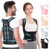 Fit Geno Back Brace Posture Corrector for Women and Men, Shoulder Straightener