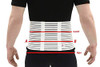 ITA-MED 12" Abdominal Binder for Men, Adjustable & Breathable Post Surgery