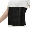 ITA-MED 12" Abdominal Binder for Men, Adjustable & Breathable Post Surgery
