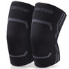 Bodyprox Knee Compression Sleeve for Men and Women (2 Pack), Knee Support Brace