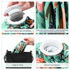 Nuanchu 3 Pieces Ice Bags for Injuries Reusable Ice Pack Hot Cold Water Bag 6