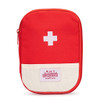 Jipemtra Red First Aid Bag Empty 1st Aid Bag Section Dividers Medical Travel